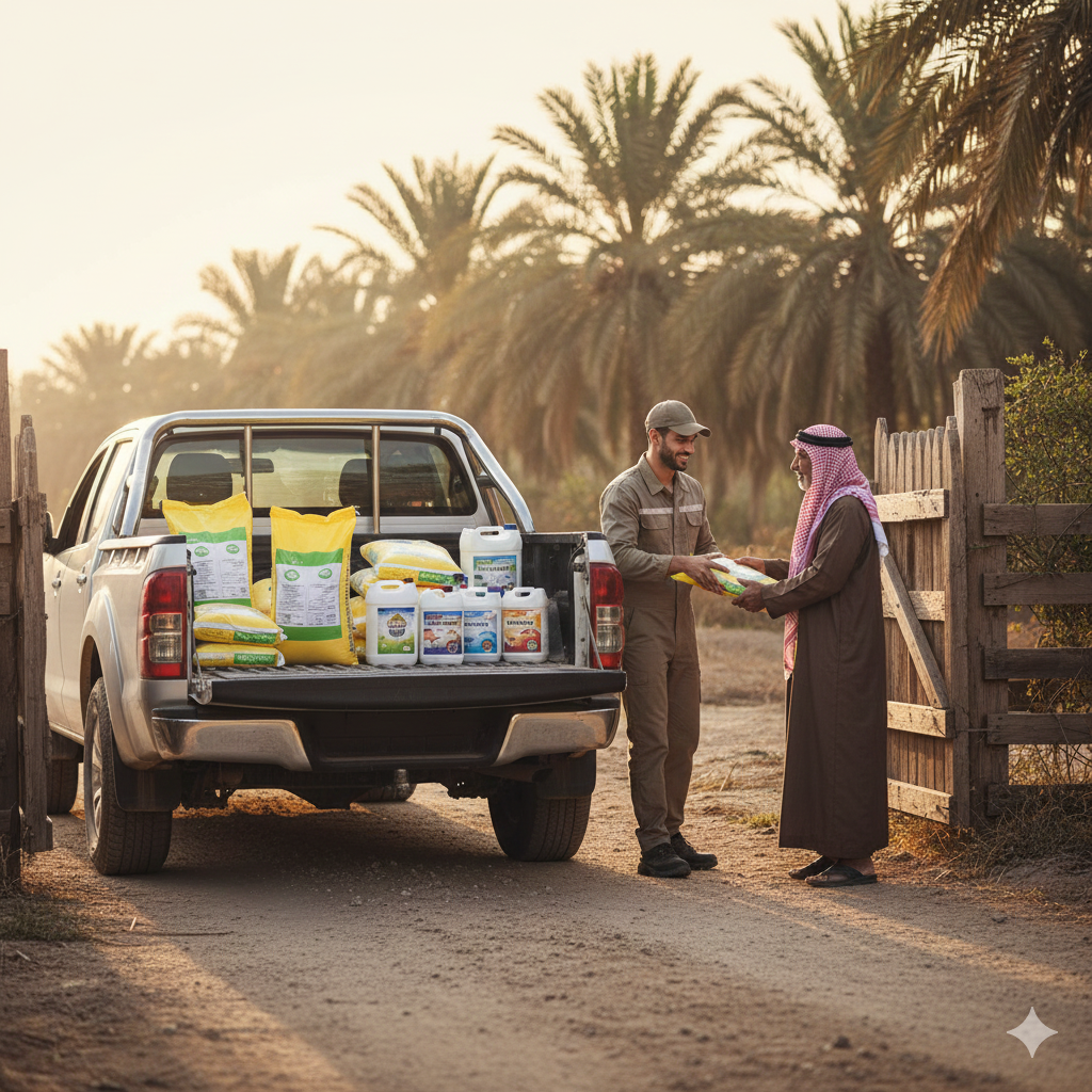 خدمة طلب توريد وشراء أسمدة ومبيدات